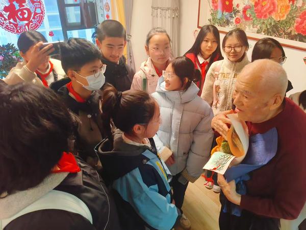 看望孟昭德老先生 (3) 看望孟昭德老先生 (3)